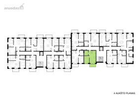 Parduodamas butas Sausio 13-osios g., Karoliniškės, Vilniaus m., Vilniaus m. sav., 37.69 m² ploto 2 kambariai 4