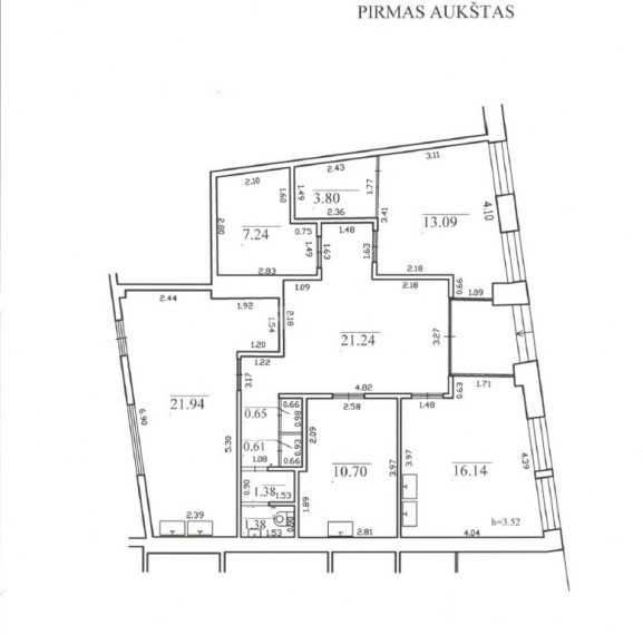 Nuomojamos  patalpos Šiaulių g., Senamiestis, Vilniaus m., Vilniaus m. sav., 100 m2 ploto 4