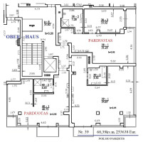 Parduodamas butas T. Kosciuškos g., Druskininkų m., Druskininkų sav., 60.39 m2 ploto, 2 kambariai 10