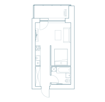 Parduodamas butas Lazdynėlių g., Lazdynėliai, Vilniaus m., Vilniaus m. sav., 31.25 m² ploto 1 kambarys 8