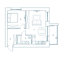 Parduodamas butas Lazdynėlių g., Lazdynėliai, Vilniaus m., Vilniaus m. sav., 47.73 m² ploto 2 kambariai 10
