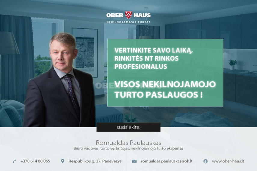 Nuomojamos administracinės patalpos Stoties g., Rožės, Panevėžio m., Panevėžio m. sav., 8 m2 ploto 6
