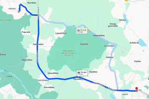 Parduodamas namas Pakonių k., Vilniaus r. sav., 77.00 m² ploto 2 kambariai 17