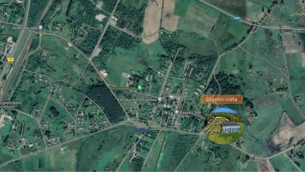 Parduodamos administracinės, gamybinės, kitos paskirties, sandėliavimo patalpos Jonuškų g., Kaniūkų k., Ignalinos r. sav., 1073.15 m2 ploto 34