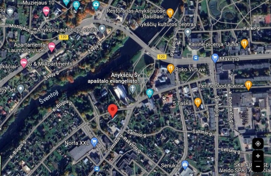 Parduodamos kitos paskirties patalpos Vilniaus g.10, Anykščių m., Anykščių r. sav., 3606.73 m2 ploto 46