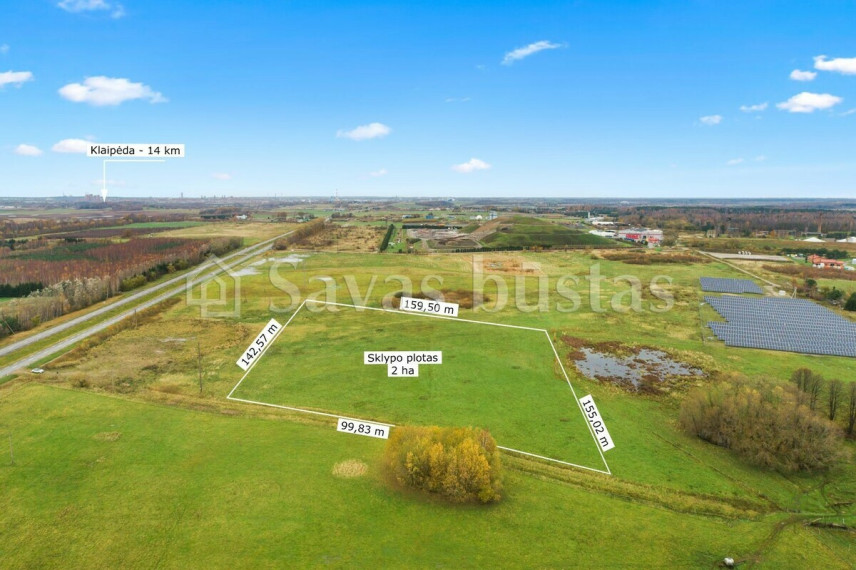 Parduodamas sklypas Keliautojų g., Stragnų I k., Klaipėdos r. sav., 200 a ploto 1