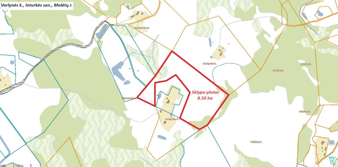 Parduodamas sklypas Varlynės k., Molėtų r. sav., 850 a ploto 5