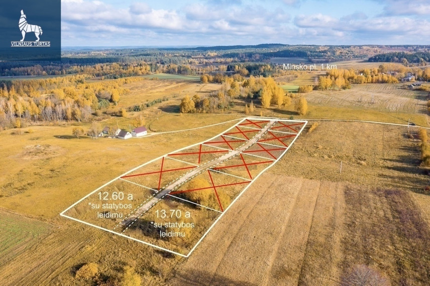 Parduodamas sklypas Savičiūnų k., Vilniaus r. sav., 13.7 a ploto 4