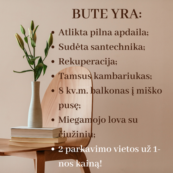 Parduodamas butas Burbiškių g., Burbiškės, Vilniaus m., Vilniaus m. sav., 40 m² ploto 2 kambariai 3
