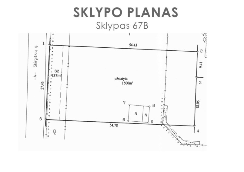 Parduodamas sklypas Skirgiškių g., Skirgiškių k., 15 a ploto 2