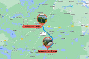 Parduodamas  sklypas Peršokšnos g., Prūdiškės k., Švenčionių r. sav., 2024.22 a ploto 14