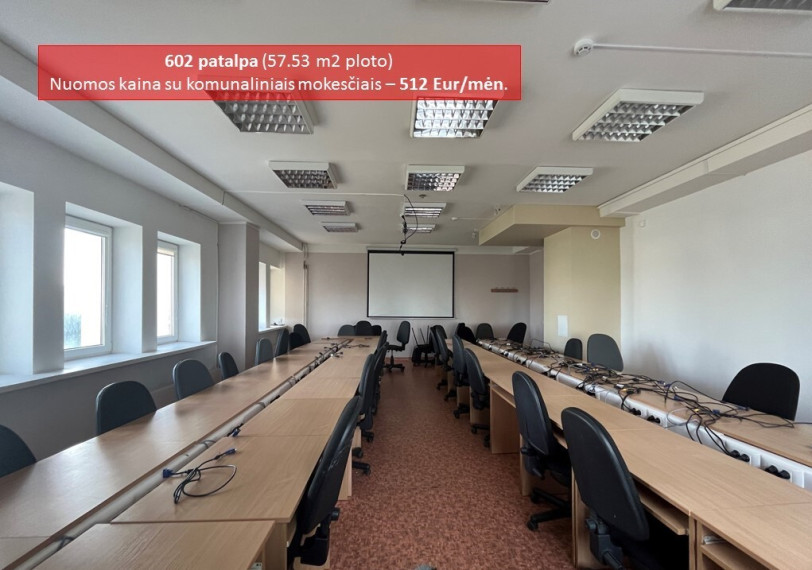 Nuomojamos administracinės, kitos paskirties, paslaugų patalpos Laisvės pr. 58, Vilnius, Viršuliškės, Vilniaus m., Vilniaus m. sav., 18 m2 ploto 8