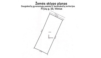 Parduodamas sklypas Fryzų g., Kalnėnuose, Vilniuje, 43 a ploto 8