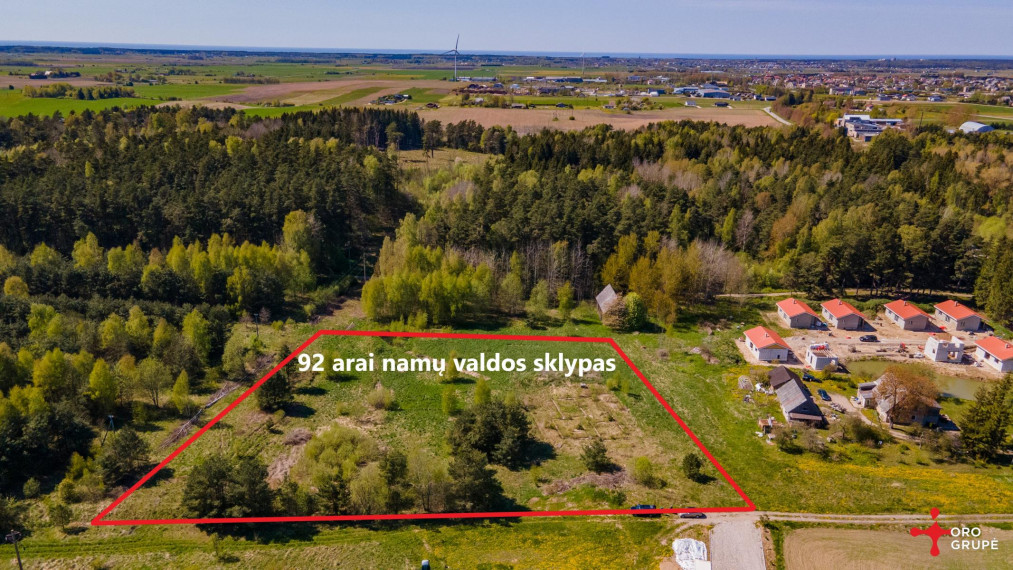 Parduodamas sklypas Pryšmančių k., Kretingos r. sav., 92.07 a ploto 1