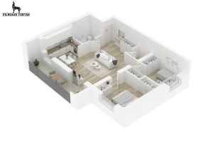 Parduodamas butas Daugėliškio g., Šnipiškės, Vilniaus m., Vilniaus m. sav., 65.59 m2 ploto, 3 kambariai 19