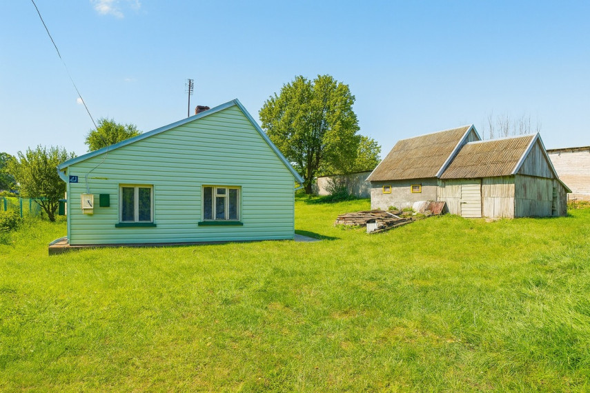 Parduodamas namas Lauko g., Kelmės m., Kelmės r. sav., 42.13 m2 ploto, 1 aukštai 4