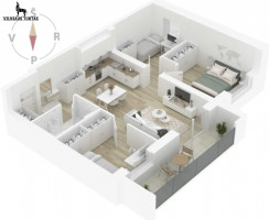 Parduodamas butas Daugėliškio g., Šnipiškės, Vilniaus m., Vilniaus m. sav., 67.17 m2 ploto, 4 kambariai 14
