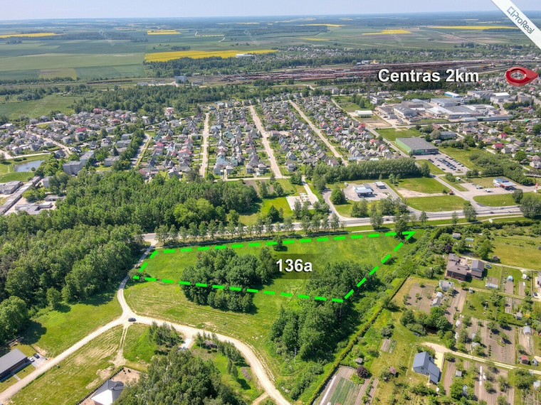 Parduodamas  sklypas Miško g., Radviliškio m., Radviliškio r. sav., 136 a ploto 3