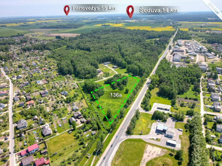Parduodamas  sklypas Miško g., Radviliškio m., Radviliškio r. sav., 136 a ploto 4