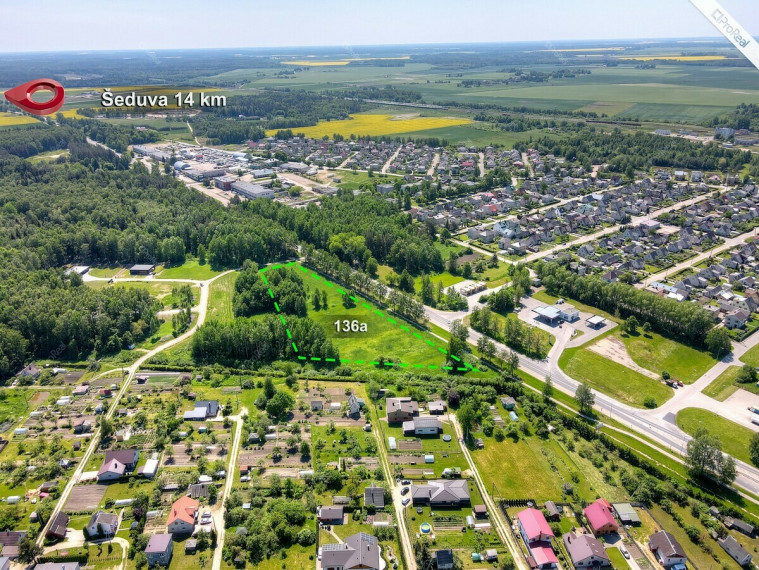 Parduodamas sklypas Miško g., Radviliškio m., Radviliškio r. sav., 136 a ploto 5