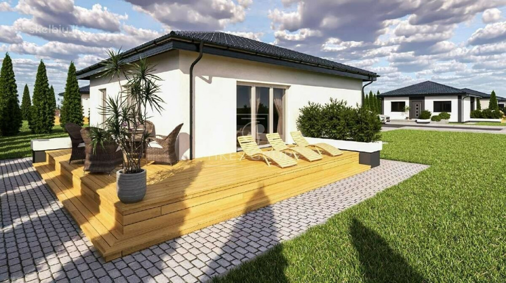 Parduodamas namas Trušelių k., Klaipėdos r. sav., 80 m2 ploto, 1 aukštai 5