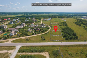 Parduodamas  sklypas Užupio g., Pagirių k., Vilniaus r. sav., 11 a ploto 2