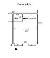 Nuomojamos administracinės, kitos paskirties, maitinimo, paslaugų, prekybos patalpos Verkių g., Žirmūnai, Vilniaus m., Vilniaus m. sav., 49.21 m2 ploto 7