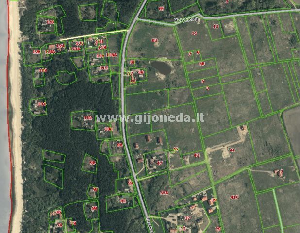 Parduodamas daugiaaukštės gyvenamosios paskirties sklypas Karklės k., Klaipėdos r. sav., 18.88 a ploto 44