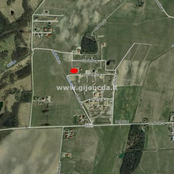 Parduodamas daugiaaukštės gyvenamosios paskirties sklypas Grabių k., Klaipėdos r. sav., 16 a ploto 17