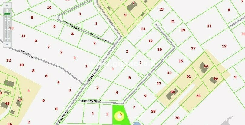 Parduodamas daugiaaukštės gyvenamosios paskirties sklypas Klemiškės II k., Klaipėdos r. sav., 8.6 a ploto 1