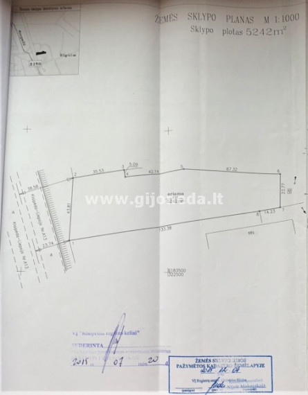 Parduodamas komercinės paskirties sklypas Klipščių k., Klaipėdos r. sav., 52.42 a ploto 2