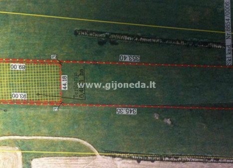 Parduodamas daugiaaukštės gyvenamosios paskirties sklypas Rusnės mstl., Šilutės r. sav., 178 a ploto
