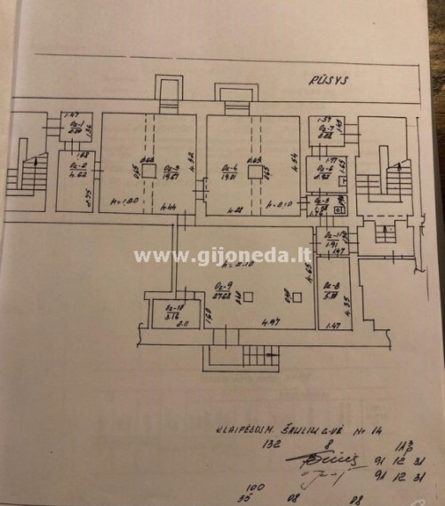 Parduodamos  patalpos Šaulių g., Centras, Klaipėdos m., Klaipėdos m. sav., 90 m2 ploto 2