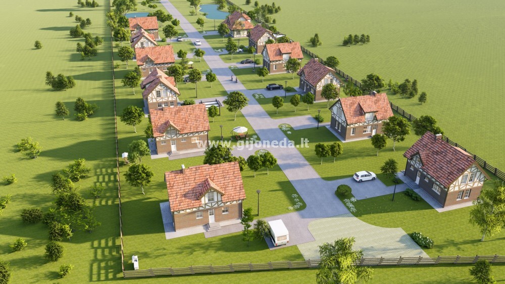 Parduodamas namas Bendikų k., Klaipėdos r. sav., 180 m2 ploto, 2 aukštai 6
