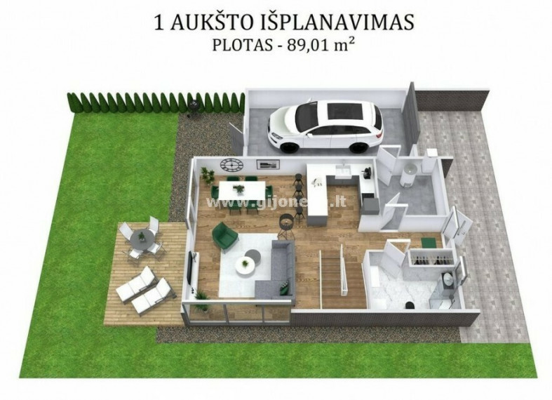 Parduodamas namas Žaibo g., Tauralaukio k., Klaipėdos r. sav., 127 m2 ploto, 2 aukštai 8