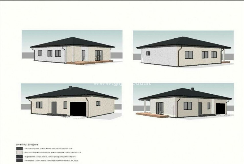 Parduodamas namas Vėluvos g., Trušelių k., Klaipėdos r. sav., 130 m2 ploto, 1 aukštai 1