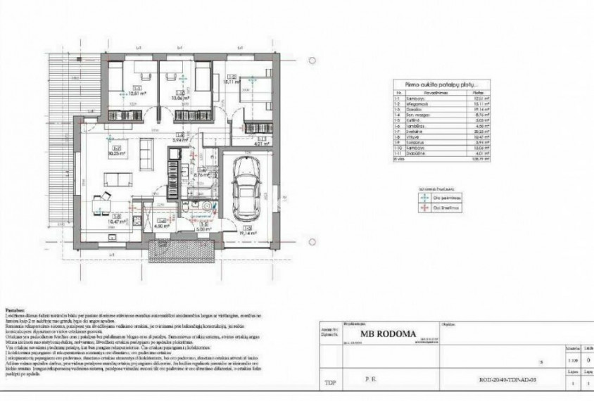 Parduodamas namas Vėluvos g., Trušelių k., Klaipėdos r. sav., 130 m2 ploto, 1 aukštai 2