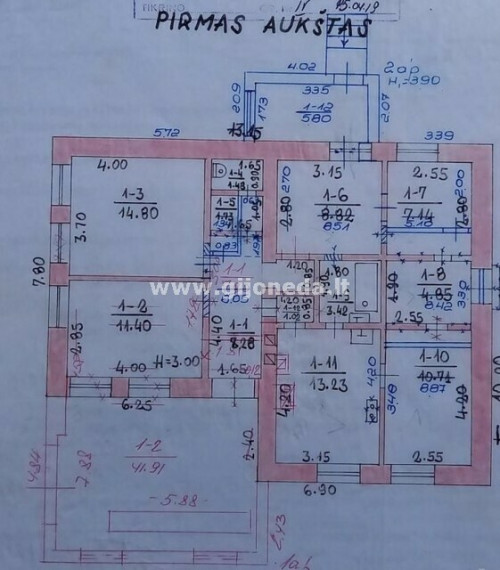Parduodamas namas Girkalių k., Klaipėdos r. sav., 130 m2 ploto, 1 aukštai 2