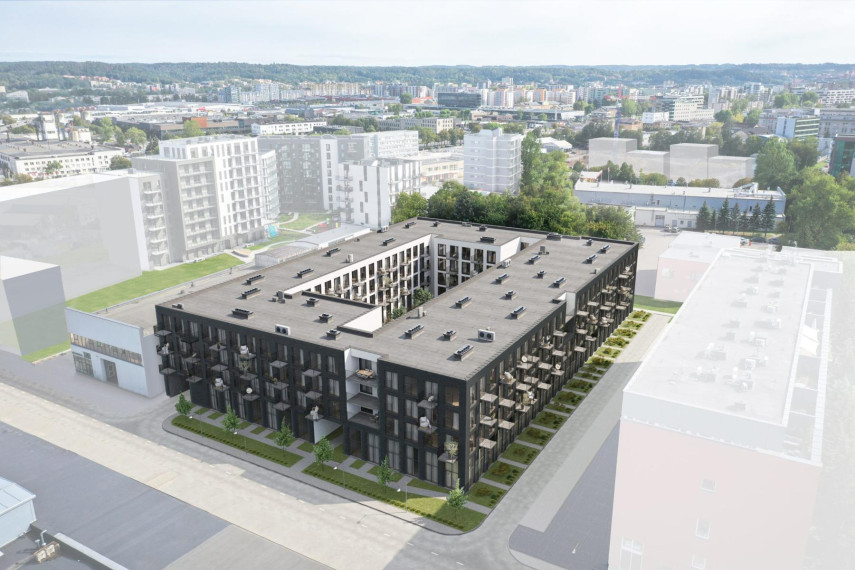 Parduodamas butas Riterių g., Žirmūnai, Vilniaus m., Vilniaus m. sav., 40.59 m² ploto 1 kambarys 2