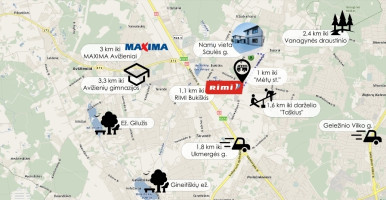 Parduodamas namas Saulės g., Bukiškio k., Vilniaus r. sav., 151 m2 ploto, 2 aukštai 24