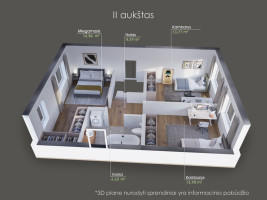 Parduodamas namas Saulės g., Bukiškio k., Vilniaus r. sav., 151 m2 ploto, 2 aukštai 10