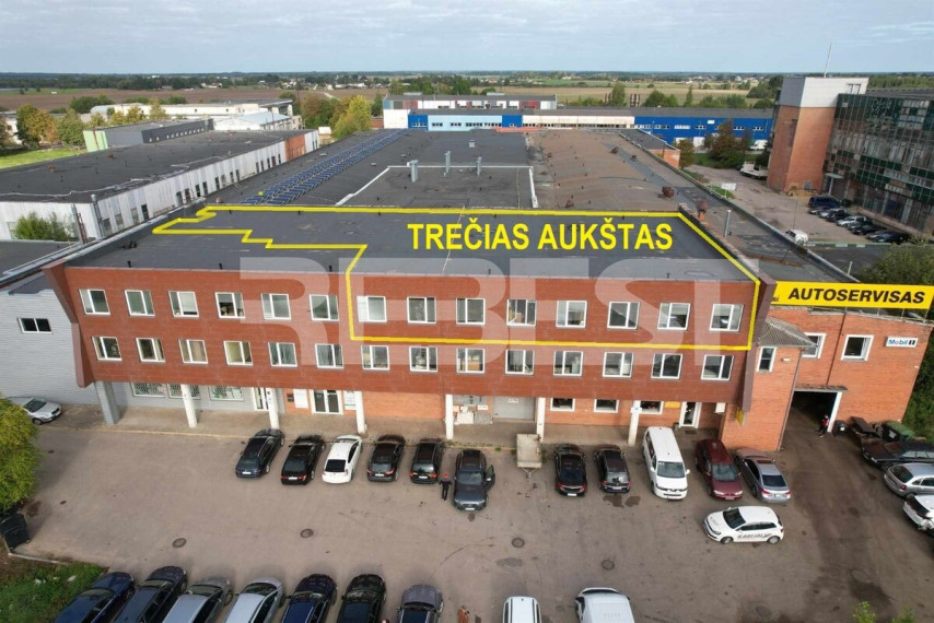 Parduodamos administracinės, paslaugų, prekybos patalpos Pailių g., Dainiai, Šiaulių m., Šiaulių m. sav., 1123.67 m2 ploto 1