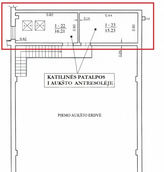 Parduodamos administracinės, paslaugų, prekybos patalpos Pailių g., Dainiai, Šiaulių m., Šiaulių m. sav., 1123.67 m2 ploto 18