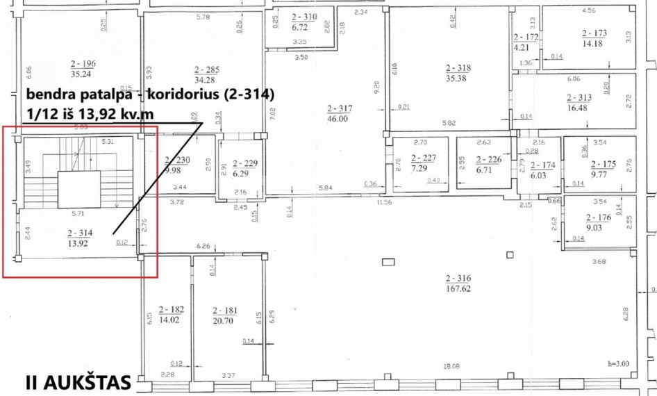 Parduodamos administracinės, paslaugų, prekybos patalpos Pailių g., Dainiai, Šiaulių m., Šiaulių m. sav., 1123.67 m2 ploto 20
