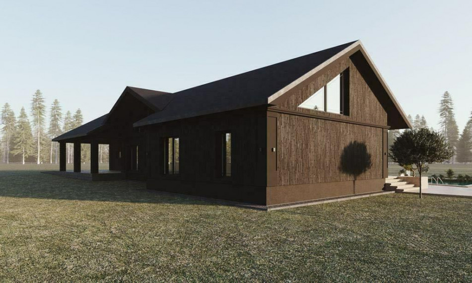 Parduodamas namas Rytmečio g., Butkūnų k., Alytaus r. sav., 296.34 m2 ploto, 1 aukštai 6