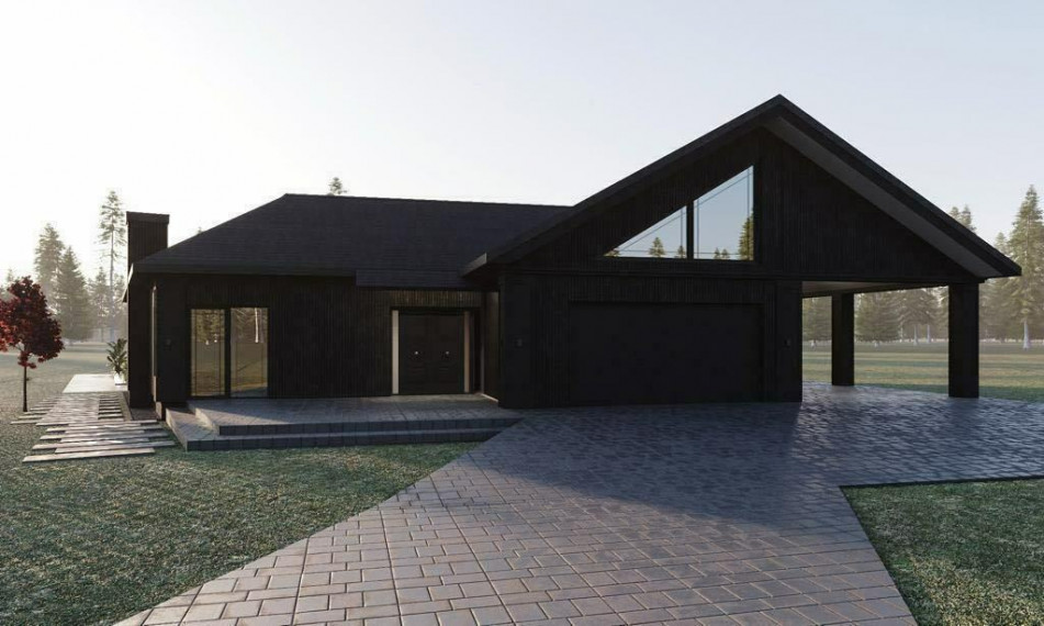 Parduodamas namas Rytmečio g., Butkūnų k., Alytaus r. sav., 296.34 m2 ploto, 1 aukštai 8