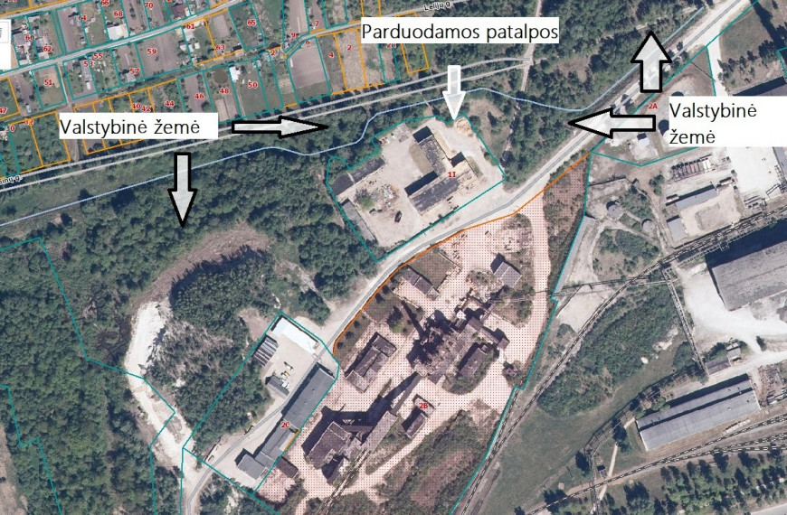 Parduodamos administracinės, gamybinės, kitos paskirties, paslaugų, prekybos, sandėliavimo patalpos J. Dalinkevičiaus g.2, Naujosios Akmenės m., Akmenės r. sav., 2027.2 m2 ploto 6