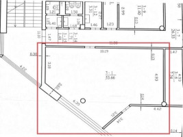 Nuomojamos administracinės, paslaugų, prekybos patalpos Centras, Šiaulių m., Šiaulių m. sav., 53.66 m2 ploto 7