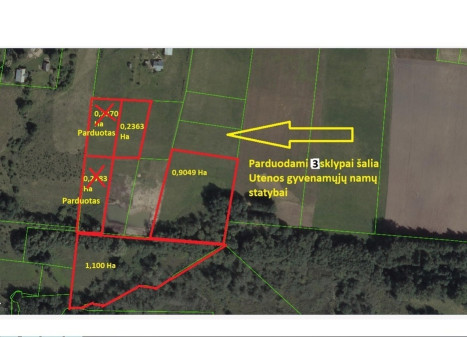 Parduodamas sklypas Gaspariškių k., 24 a ploto