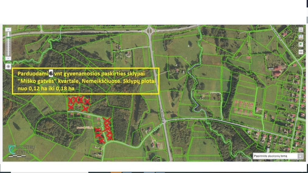Parduodamas sklypas Nemeikščių k., 12 a ploto 3